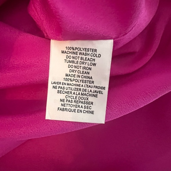 Trina Turk Wright One-Shoulder Sheath Dress – Fuchsia – Size 14 - Picture 3 of 9